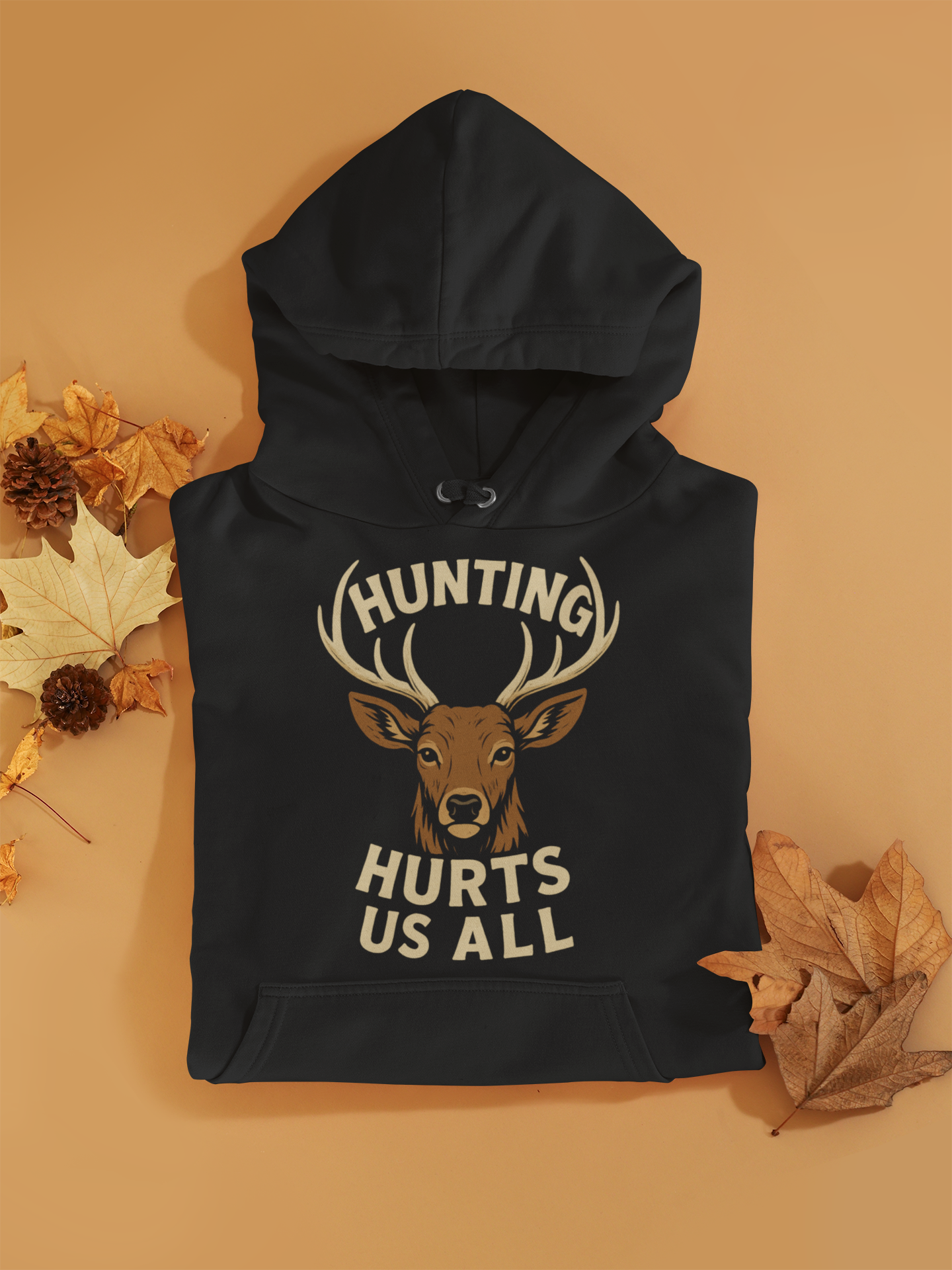 Unisex Non-zipper Heavy Drop-shoulder Hoodie