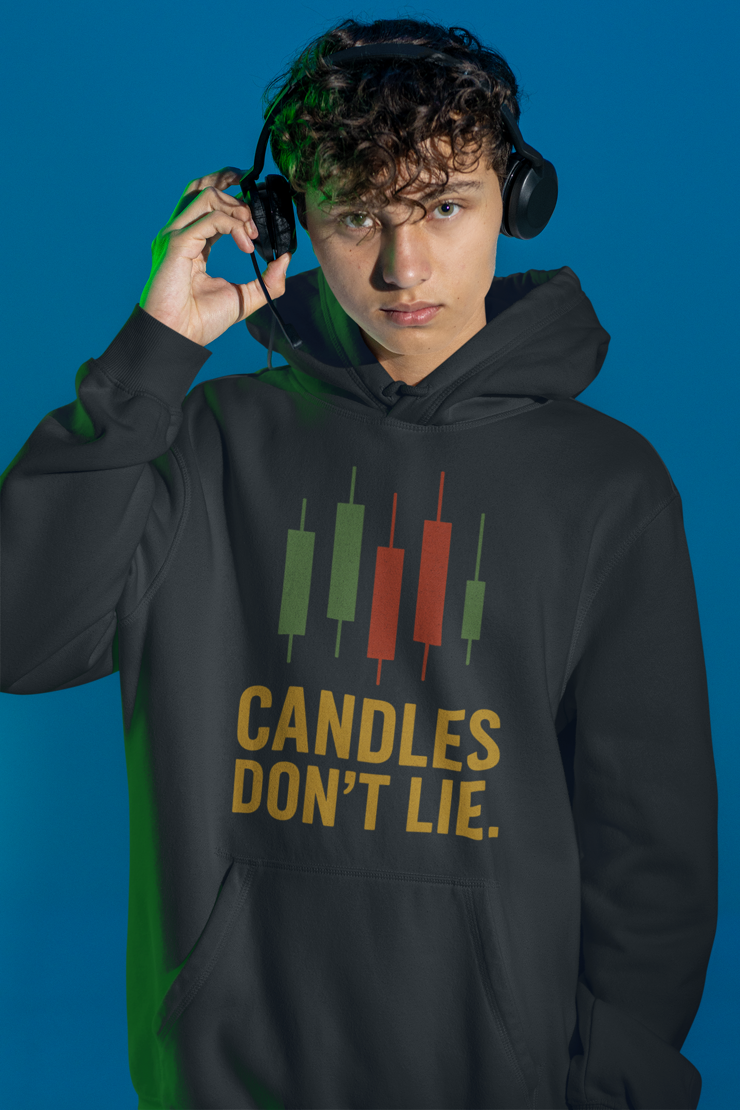 Unisex Non-zipper Heavy Drop-shoulder Hoodie