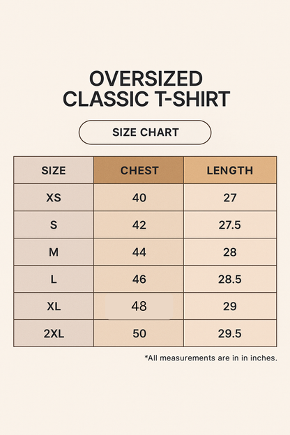 Unisex Oversized Classic Drop-shoulder T-shirt