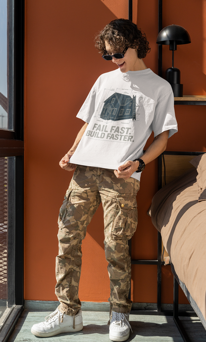 Unisex Oversized Classic Drop-shoulder T-shirt